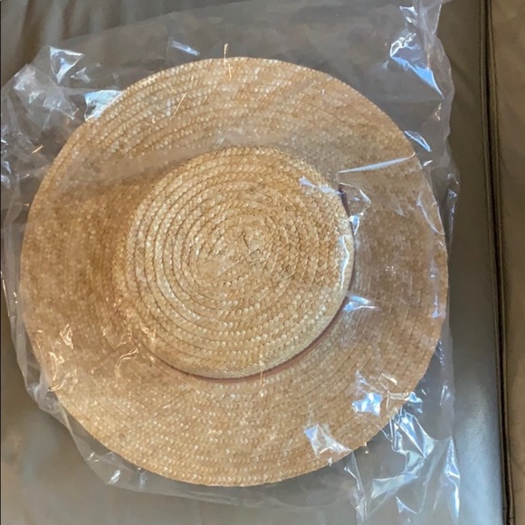 NWT Lack of Color Spencer Straw Boater Hat - Picture 6 of 7